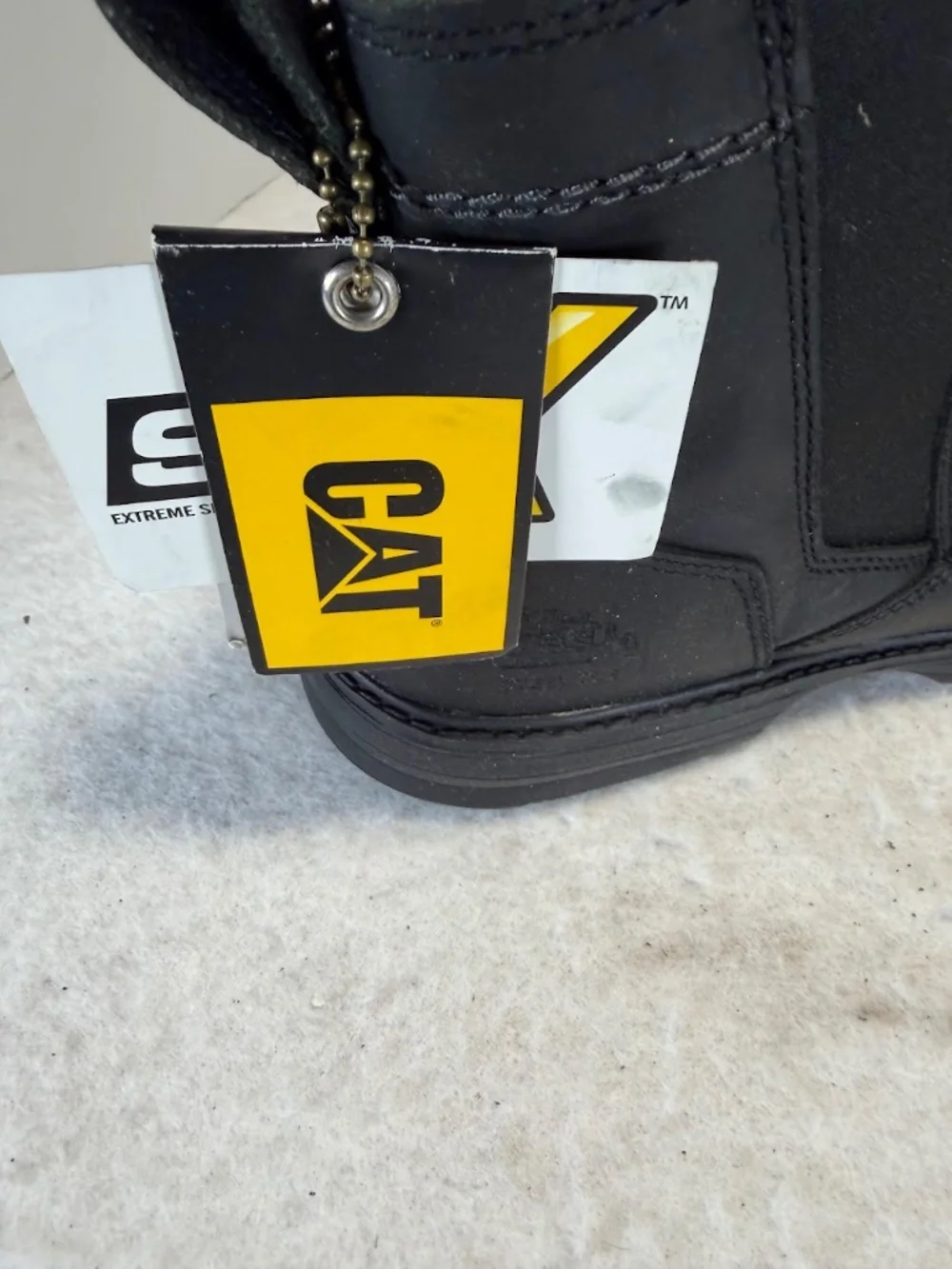 CAT Inherit Pull On ST Steel Toe Chelsea Boots Men's 9.5 Wide NIB